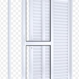 Porta de Aço Balcão 215x150cm com Vidro 3 Folhas Facilita Lucasa - 4