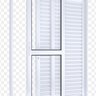 Porta de Aço Balcão 215x150cm com Vidro 3 Folhas Facilita Lucasa - 4