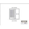 Porta de Aço Balcão 215x150cm com Vidro 3 Folhas Facilita Lucasa - 5