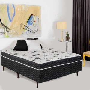 Cama Box Conjugado Ortopédico Casal 138x188x43