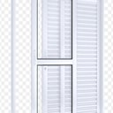 Ver imagem 4 de Porta de Aço Balcão 215x150cm com Vidro 3 Folhas Facilita Lucasa Branco