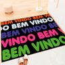 Tapete de Porta Entrada Capacho Antiderrapante Frases - 1
