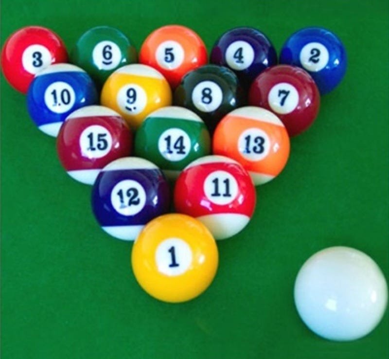 Jogo Bola De Bilhar Sinuca Snooker 52mm Com 16 Bolas