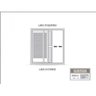 Porta de Aço Balcão Flex 214x150cm com Vidro 3 Folhas Facilita Lucasa - 3