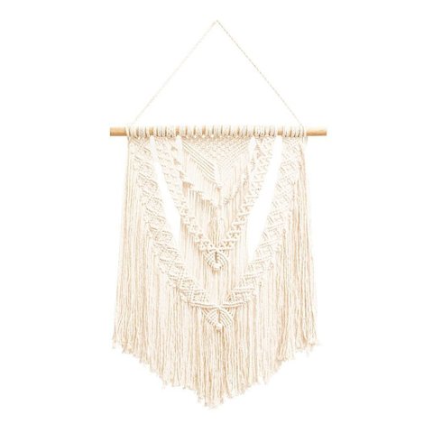 Painel Macrame com Fios 100% Algodão