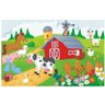 Papel Parede Infantil fazendinha adesivo animais fazenda M01 - 2