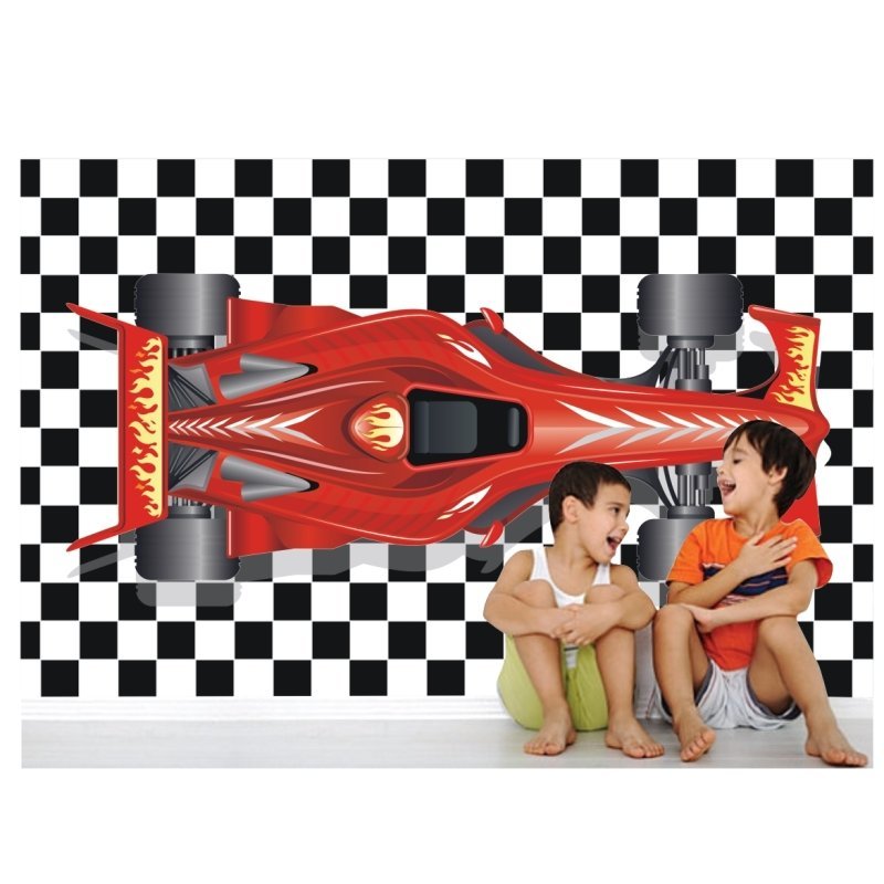 Adesivo Infantil menino Pistas Carros Carrinhos Corrida M01