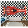 Papel de Parede Infantil Carro Corrida Pista Adesivo M37 - 4