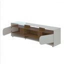 Ver imagem 3 de Rack com Painel para Tv até 80 Polegadas Seleto 2 Portas Pinho/off White - Pnr Móveis