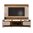 Ver imagem 2 de Rack com Painel para Tv até 80 Polegadas Seleto 2 Portas Pinho/off White - Pnr Móveis