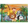 Papel de Parede Infantil Safari adesivo Zoo 3,00 x 2,10m M27 - 1