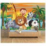 Papel de Parede Infantil Safari adesivo Zoo 3,00 x 2,10m M27 - 4