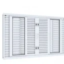 Ver imagem 3 de Janela Veneziana de Correr Central Flex 6 Folhas Facilità 120cmx150cm Lucasa