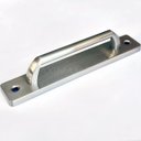 Ver imagem 2 de Puxador Duplo Colonial Porta Correr Madeira Rústico 148mm London Níquel