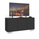 Ver imagem 1 de Rack para Tv até 32 Polegadas com 3 Portas Multimóveis Mp1068 Preto/branco