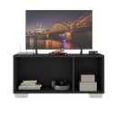 Ver imagem 4 de Rack para Tv até 32 Polegadas com 3 Portas Multimóveis Mp1068 Preto/branco