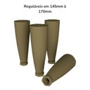 Ver imagem 4 de Kit 4 Pés Cônicos Reguláveis para Cozinha Americana O944 Bronze Henn
