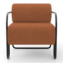 Ver imagem 6 de Kit 02 Poltronas Decorativas Orgânica Living Miska Bouclê Terracota - Abmaza