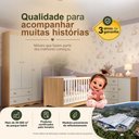 Ver mais imagens de Quarto de Bebê Completo com Berço Americano 3 em 1/Guarda-Roupa/Cômoda Flor Multimóveis MP4942