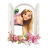 Adesivo Decorativo de Parede - Janela - Rapunzel 2 - 2