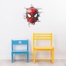 Adesivo Decorativo de Parede - Infantil - Buraco - Cabeça Homem Aranha - 1