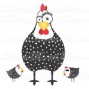 Ver imagem 2 de Adesivo Decorativo Geladeira Galinha Angola 1