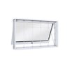 Janela de Aço Maxim-Ar 60x100cm com Grade Quadrada Facilita Lucasa  - 2