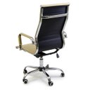 Ver imagem 7 de Kit 6 Cadeira Escritório Esteirinha Giratória Alta Ajustável - Bege