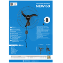 Ver imagem 5 de Ventilador de Parede New 60cm 147w 3 Pás Pr 127v - Ventisol