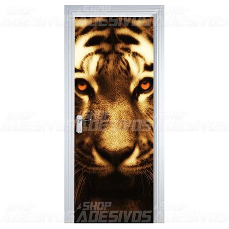 Adesivo 3D para Box Tigre 2