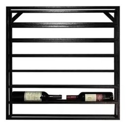 Suporte Moderno e Elegante Estilo Industrial Suspenso para Vinhos - 5
