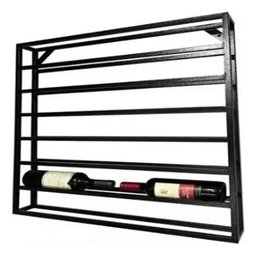 Suporte Moderno e Elegante Estilo Industrial Suspenso para Vinhos - 4
