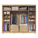 Ver imagem 4 de Guarda Roupa Casal Valencia 6 Pts 6gav C/ Esp com Pés Teka/onix