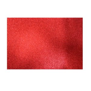Placa Eva Glitter Silverfestas 5 Folhas 40x60/2mm Vermelho
