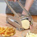 Ver mais imagens de Picador Cortador de Batatas Palito Legumes Verduras Aço Inox