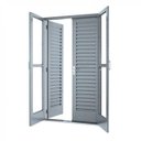 Ver imagem 2 de Porta de Aço 4 Folhas Balcão com Ventilação Natural Lucasa Premium 215 x 120cm