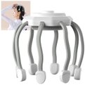 Ver imagem 1 de Massageador Eletrico Capilar para Cabeça 3 Modos Polvo Usb Bateria Recarregavel Couro Cabeludo Alivi