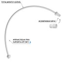 Ver imagem 4 de Engate Mangueira Flexível para Descarga 100cm X 1/2" Branco | Astra | Kit 02 Un