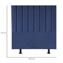 Ver imagem 3 de Cabeceira Estofada de Cama Solteiro Box 100 Cm Eloá Suede e Frame:azul Marinho