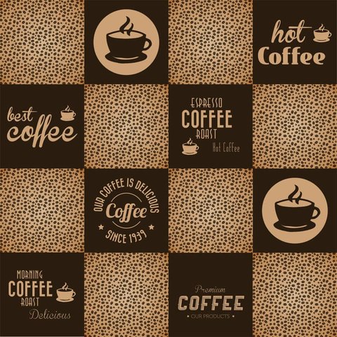 Adesivo Decorativo de Azulejo - Café - M 15x15cm