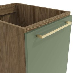 Balcão de Cozinha Botanic 40cm 01 Porta M621 Kappesberg Nogueira/verde Oliva - 3