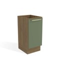 Ver imagem 1 de Balcão de Cozinha Botanic 40cm 01 Porta M621 Kappesberg Nogueira/verde Oliva