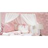 Kit Berço Americano Menina Amanda 10 Peças Rose Blush com Palha 100% Algodão - 2