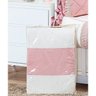 Kit Berço Americano Menina Amanda 10 Peças Rose Blush com Palha 100% Algodão - 3