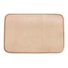 Tapete Super Soft Banheiro Antiderrapante Absorve Agua Bege - 2