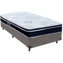 Ver imagem 1 de Cama Box e Colchão Orthosono D33 com Pillow Top Solteiro Anjos: Cinza
