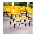 Ver mais imagens de Cadeira Universitária Plástica Prancheta Plástica - Cor Amarelo - 54010