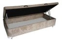 Ver imagem 3 de Cama Box Baú Solteiro Bege Suede 88 X 188