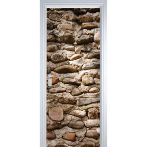Adesivo Decorativo de Porta - Texturas Pedras 2 - G 90x210 cm