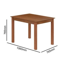 Mesa com 4 Cadeiras Madeira - Praiana Arauna Freijó Mod02 - 4